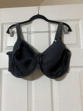 Elomi Black Full Coverage Underwire Lace Bra